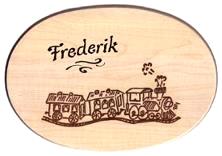 Frühstücksbrett Eisenbahn, Name: Frederik