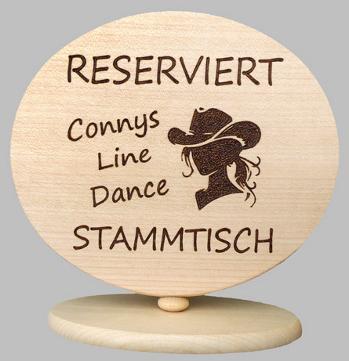 Stammtischschild reserviert fr...