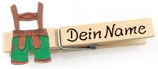 Glupperl mit Lederhose