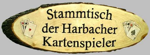 Stammtischschild: Stammtisch fr Kartenspieler