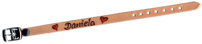 Lederarmband mit Name